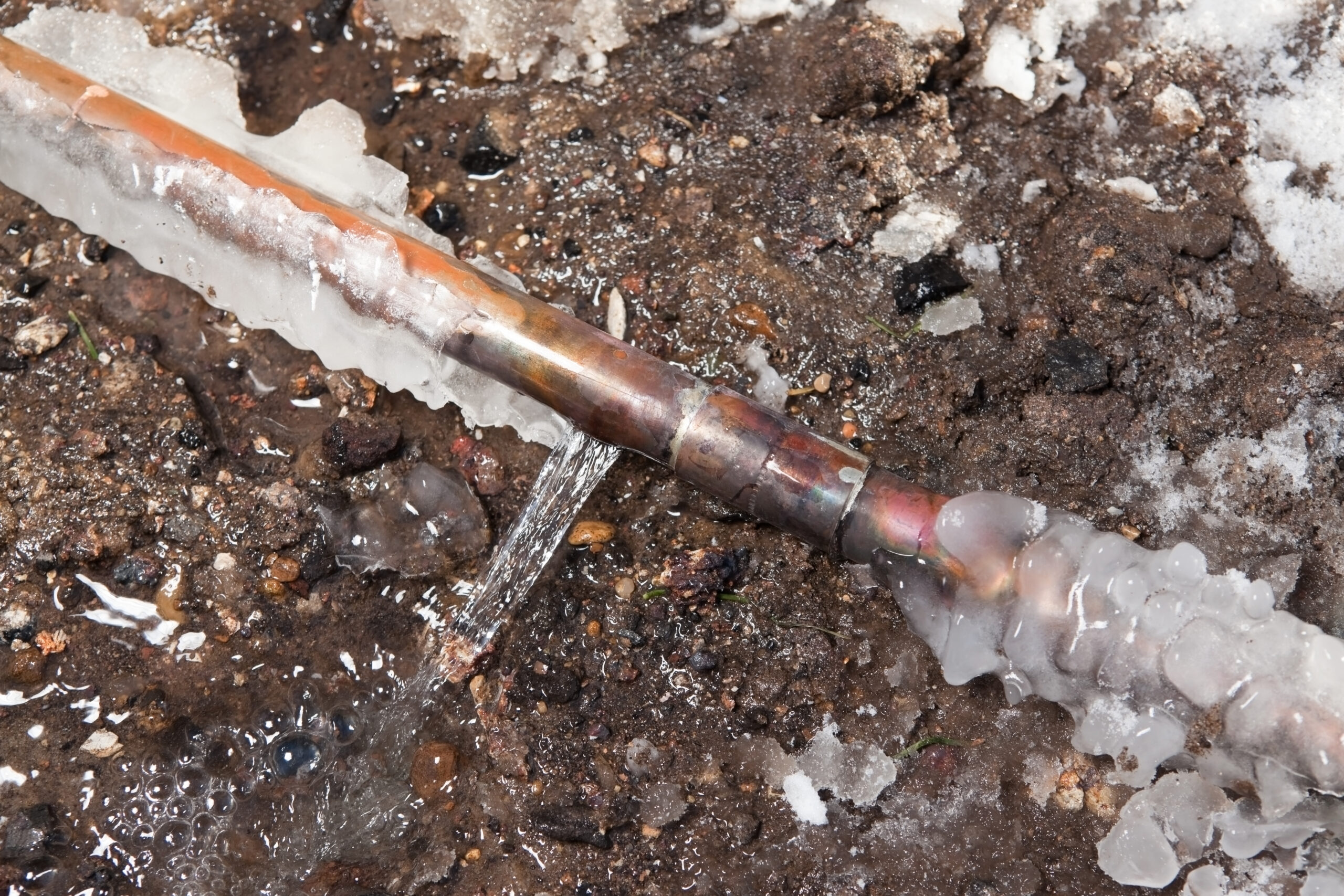 Frozen pipe preparation